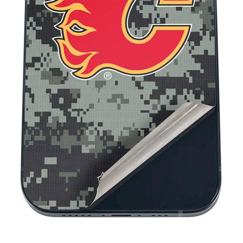 NHL Calgary Flames Camo iPhone 12 Skin