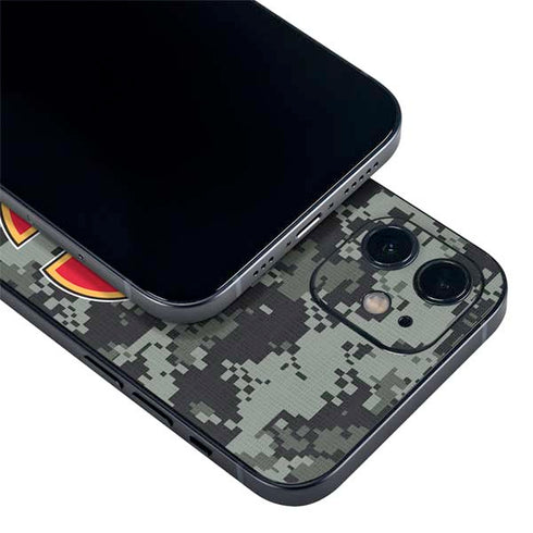 NHL Calgary Flames Camo iPhone 12 Skin