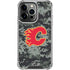 NHL Calgary Flames Camo iPhone 13 Pro Clear Case