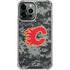 NHL Calgary Flames Camo iPhone 13 Pro Max Clear Case