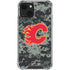 NHL Calgary Flames Camo iPhone 14 Plus Clear Case