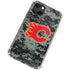 NHL Calgary Flames Camo iPhone 14 Plus Clear Case