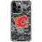 NHL Calgary Flames Camo iPhone 15 Pro Clear Case