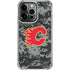 NHL Calgary Flames Camo iPhone 15 Pro Clear Case
