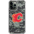 NHL Calgary Flames Camo iPhone 15 Pro Max Clear Case