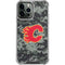 NHL Calgary Flames Camo iPhone 14 Pro Max Clear Case