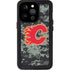 NHL Calgary Flames Camo iPhone 14 Pro Waterproof Case