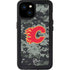 NHL Calgary Flames Camo iPhone 15 Plus Waterproof Case