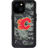 NHL Calgary Flames Camo iPhone 15 Waterproof Case