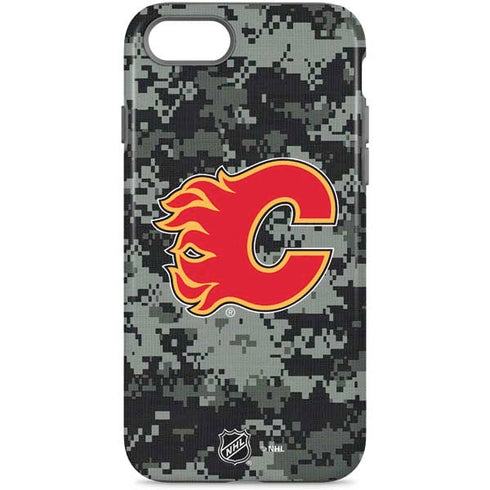 NHL Calgary Flames Camo iPhone 8 Pro Case