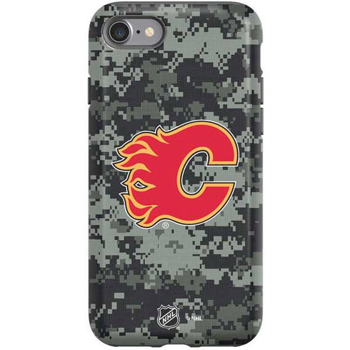 NHL Calgary Flames Camo iPhone SE (2nd & 3rd Gen) Pro Case