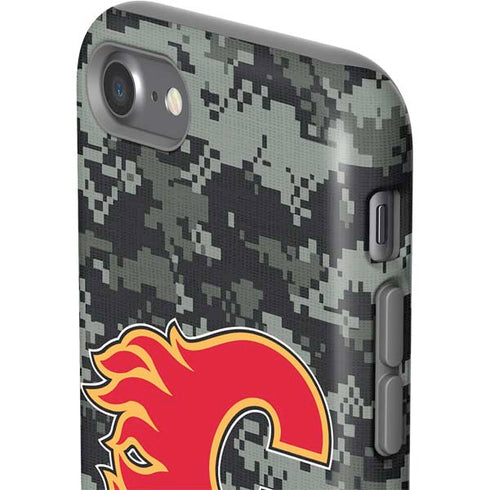 NHL Calgary Flames Camo iPhone SE (2nd & 3rd Gen) Pro Case