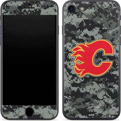 NHL Calgary Flames Camo iPhone SE (2nd & 3rd Gen) Skin