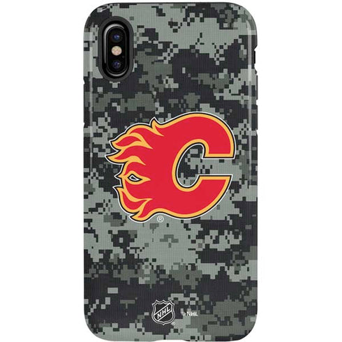 NHL Calgary Flames Camo iPhone X Pro Case