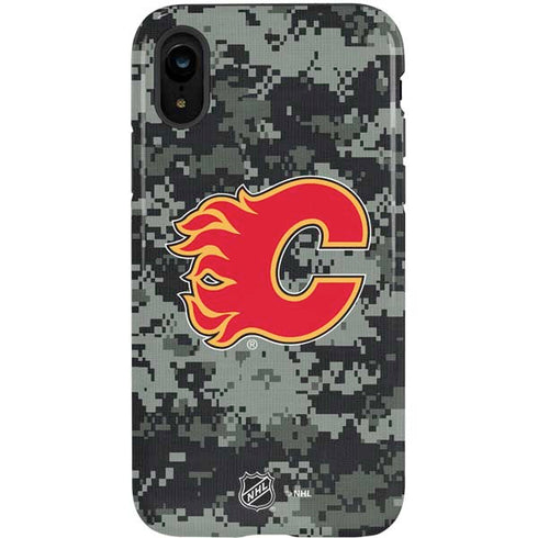 NHL Calgary Flames Camo iPhone XR Pro Case
