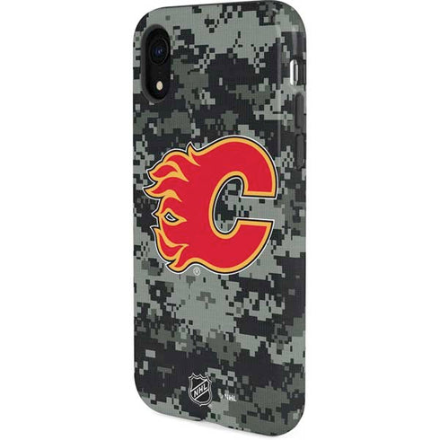 NHL Calgary Flames Camo iPhone XR Pro Case
