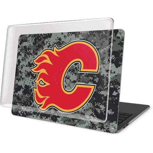 NHL Calgary Flames Camo MacBook Pro 15in (2016-19) Case plus Skin