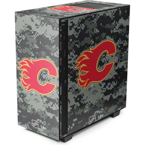 NHL Calgary Flames Camo NZXT H510 Compact ATX Mid-Tower Case Skin