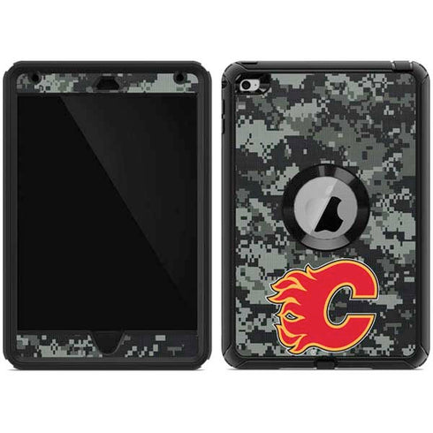 NHL Calgary Flames Camo Otterbox Defender iPad Skin