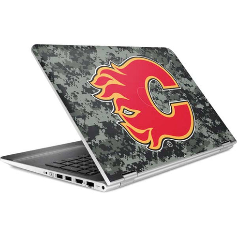 NHL Calgary Flames Camo HP Pavilion Skin