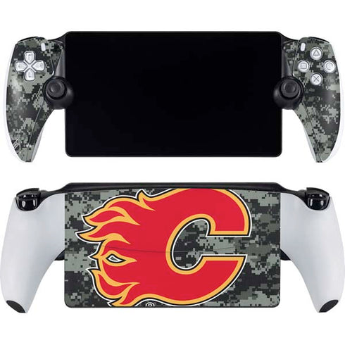 NHL Calgary Flames Camo PlayStation Portal Remote Player Skin