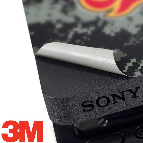 NHL Calgary Flames Camo PS4 Slim Bundle Skin