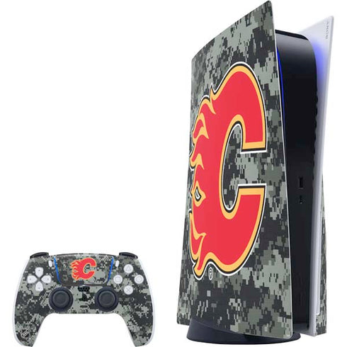 NHL Calgary Flames Camo PS5 Bundle Skin