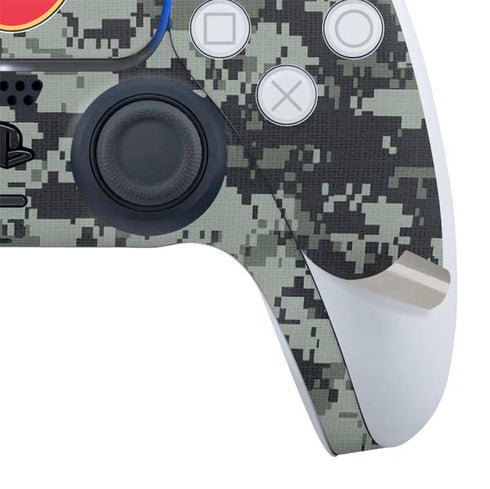 NHL Calgary Flames Camo PS5 Slim Digital Edition Bundle Skin
