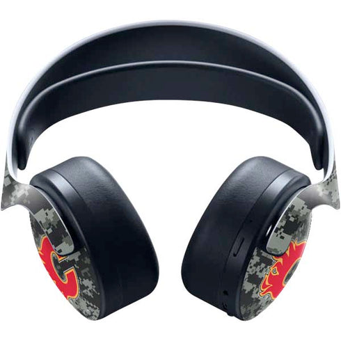 NHL Calgary Flames Camo PULSE 3D Wireless Headset for PS5 Skin