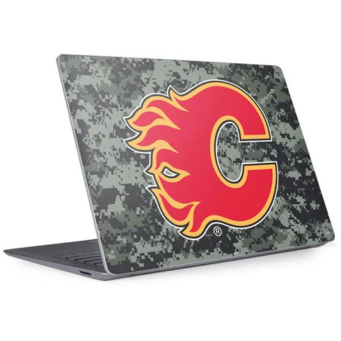 NHL Calgary Flames Camo Surface Laptop 3 13.5in Skin
