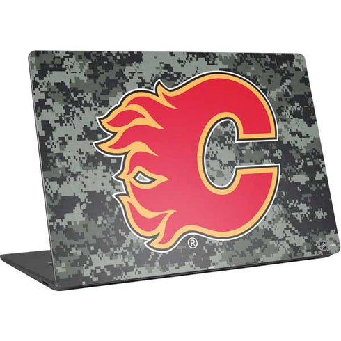 NHL Calgary Flames Camo Surface Laptop 4 15in Skin