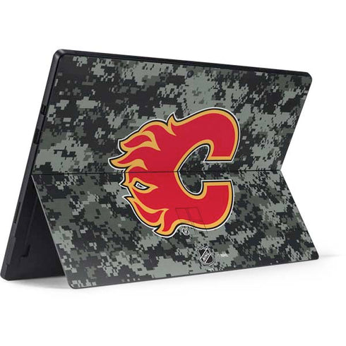 NHL Calgary Flames Camo Surface Pro 7 Skin