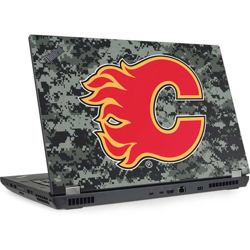 NHL Calgary Flames Camo Lenovo ThinkPad Skin