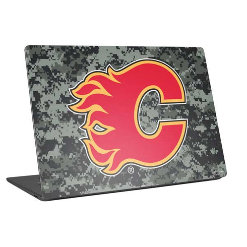 NHL Calgary Flames Camo Universal Laptop 14in (11.4 x 8.2in) Skin