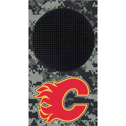 NHL Calgary Flames Camo Xbox Series S Console Skin