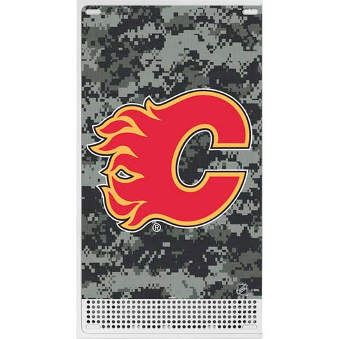 NHL Calgary Flames Camo Xbox Series S Console Skin