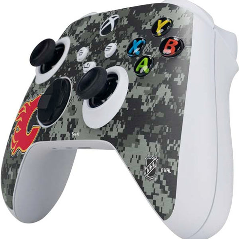 NHL Calgary Flames Camo Xbox Series S Controller Skin