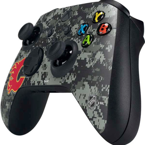 NHL Calgary Flames Camo Xbox Series X Controller Skin