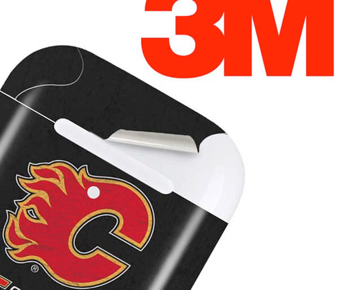 NHL Calgary Flames Distressed Apple AirPods 2 Skin
