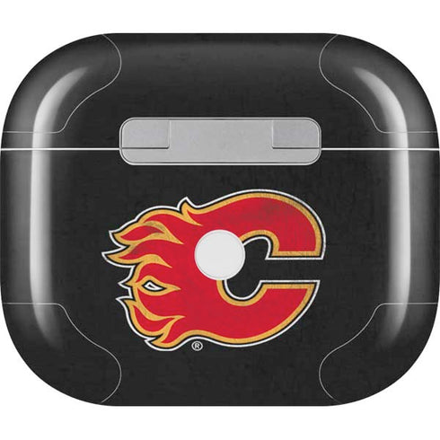NHL Calgary Flames Distressed Apple AirPods (3rd Gen 2021) Skin