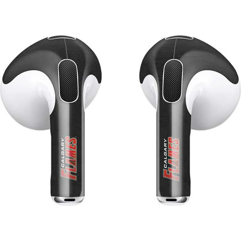 NHL Calgary Flames Distressed Apple AirPods (3rd Gen 2021) Skin