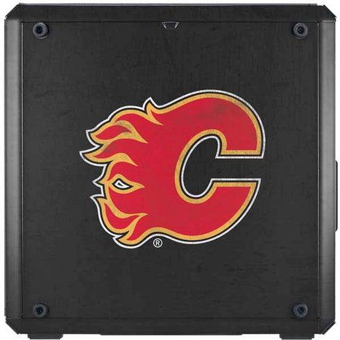 NHL Calgary Flames Distressed Cooler Master MasterBox Q300L Mini Tower Skin