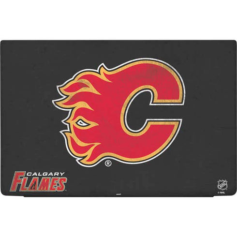 NHL Calgary Flames Distressed Dell Vostro Skin