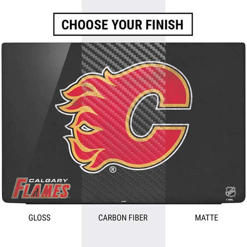 NHL Calgary Flames Distressed Dell Vostro Skin