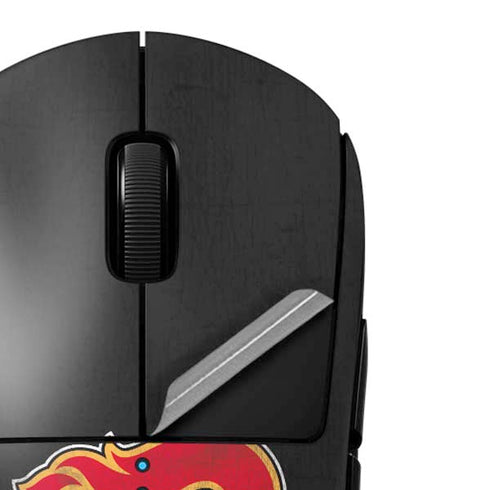 NHL Calgary Flames Distressed G Pro Wireless Gaming Mouse Skin