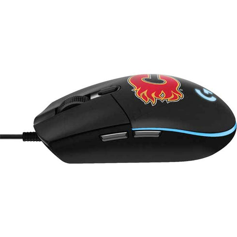 NHL Calgary Flames Distressed G203 Prodigy RGB Wired Gaming Mouse Skin