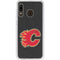 NHL Calgary Flames Distressed Galaxy A20 Clear Case