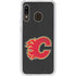 NHL Calgary Flames Distressed Galaxy A20 Clear Case