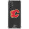 NHL Calgary Flames Distressed Galaxy A32 5G Clear Case