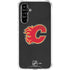 NHL Calgary Flames Distressed Galaxy A54 5G Clear Case